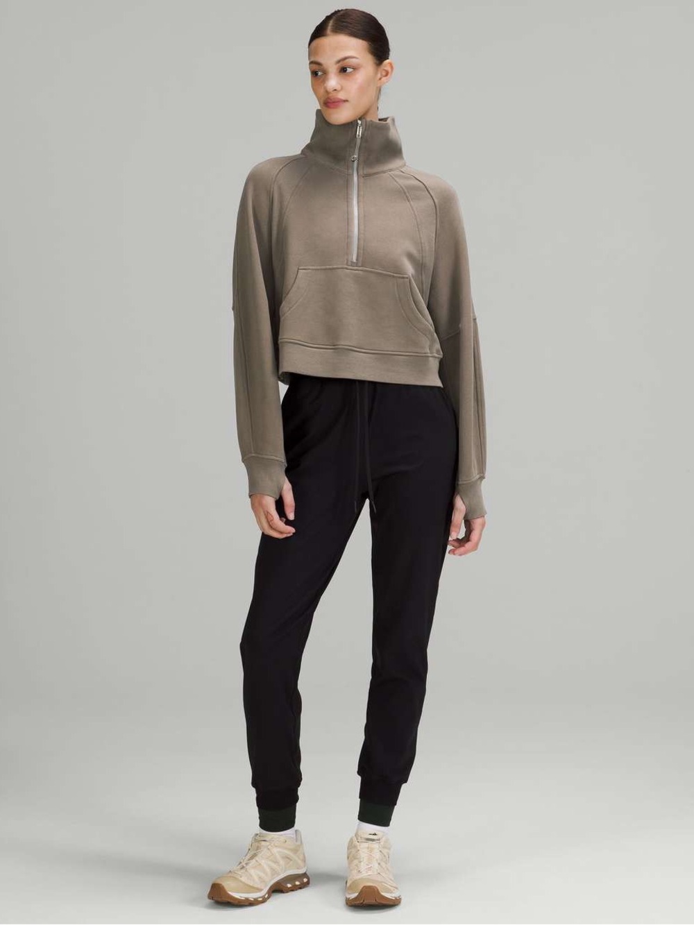 Lululemon Scuba Oversized Funnel Neck Half-Zip Rover Woman’s Size XL XXL